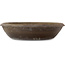 Round unglazed bonsai pot - 590 x 590 x 140 mm