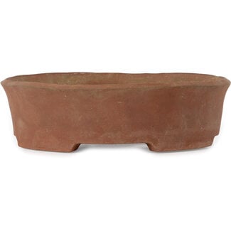 Ronde, ongeglazuurde pot van 273 mm uit Europa.