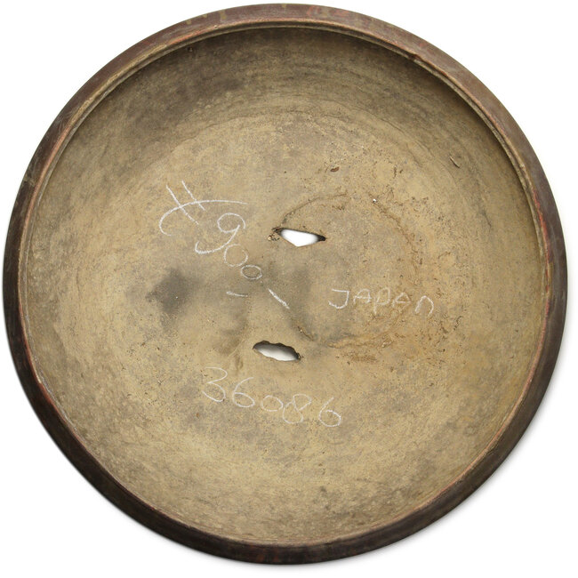 Ronde, ongeglazuurde bonsaipot - 590 x 590 x 140 mm