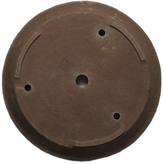 Maceta redonda sin esmaltar para bonsái de Tosho - 472 x 472 x 65 mm