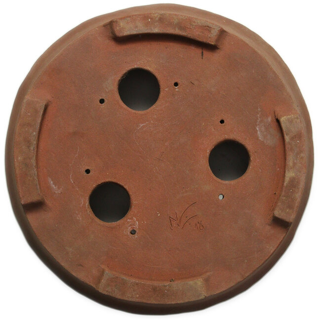 Pot à bonsaï rond non émaillé - 273 x 273 x 78 mm