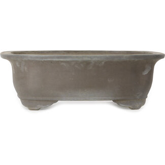 Gyouzan - Yukizyou Nakano & Yuuji Nakano 562 mm mokko unglazed bonsai pot by Gyouzan, Tokoname, Japan