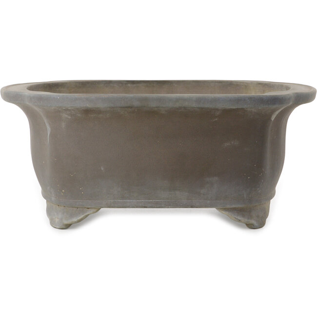 Unglasierte Bonsaischale „Mokko“ von Gyouzan – 562 x 453 x 180 mm