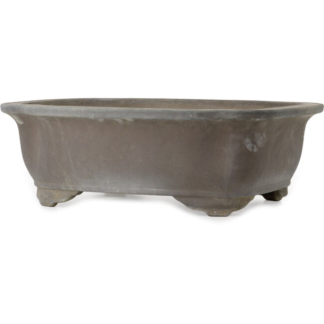Unglasierte Bonsaischale „Mokko“ von Gyouzan – 562 x 453 x 180 mm