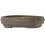 Oval unglazed bonsai pot by Reihou (Bonsai Matsushita Hiroyuki or Mr. Matsushita Reiji Master) - 515 x 400 x 122 mm