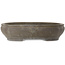 Oval unglazed bonsai pot by Reihou (Bonsai Matsushita Hiroyuki or Mr. Matsushita Reiji Master) - 515 x 400 x 122 mm