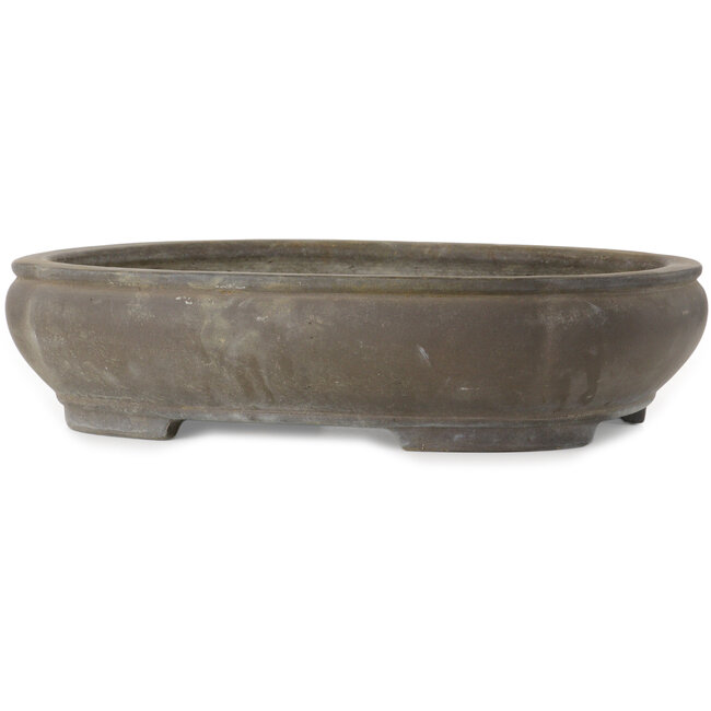 Vaso bonsai ovale non smaltato di Reihou (Bonsai Matsushita Hiroyuki o Mr. Matsushita Reiji Master) - 515 x 400 x 122 mm