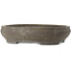 Oval unglazed bonsai pot by Reihou (Bonsai Matsushita Hiroyuki or Mr. Matsushita Reiji Master) - 515 x 400 x 122 mm