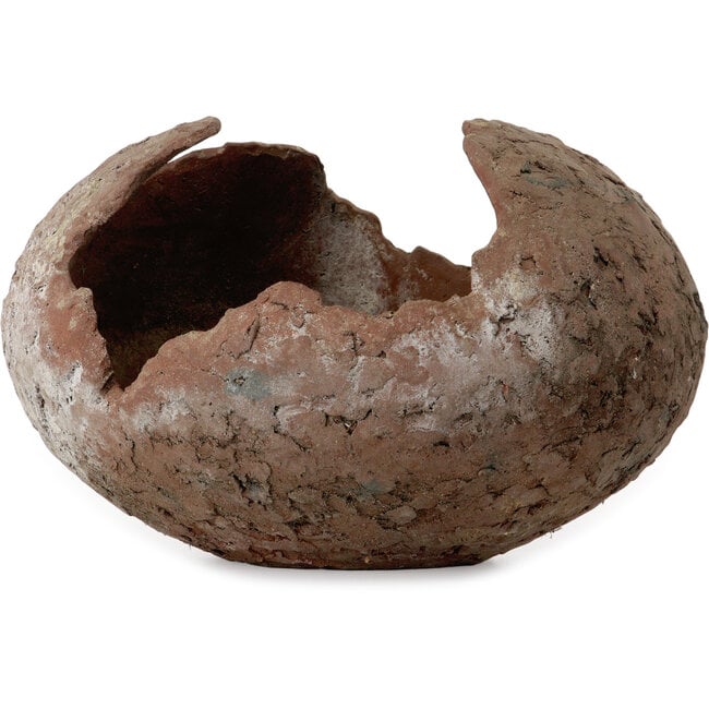 Ronde, ongeglazuurde bonsaipot - 415 x 415 x 240 mm