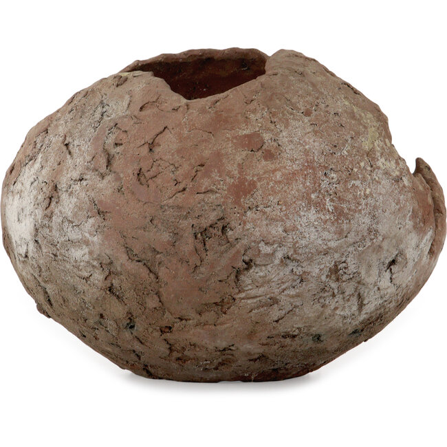 Ronde, ongeglazuurde bonsaipot - 415 x 415 x 240 mm