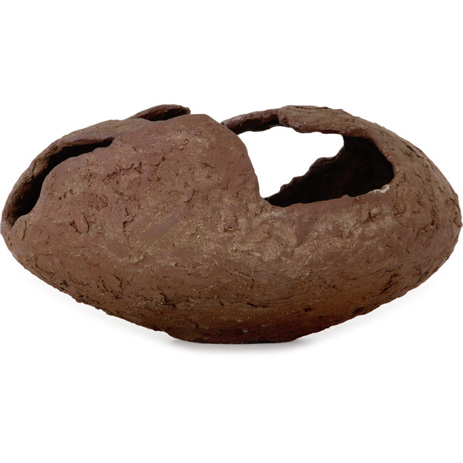 Runder, unglasierter Bonsai-Topf – 370 x 280 x 195 mm