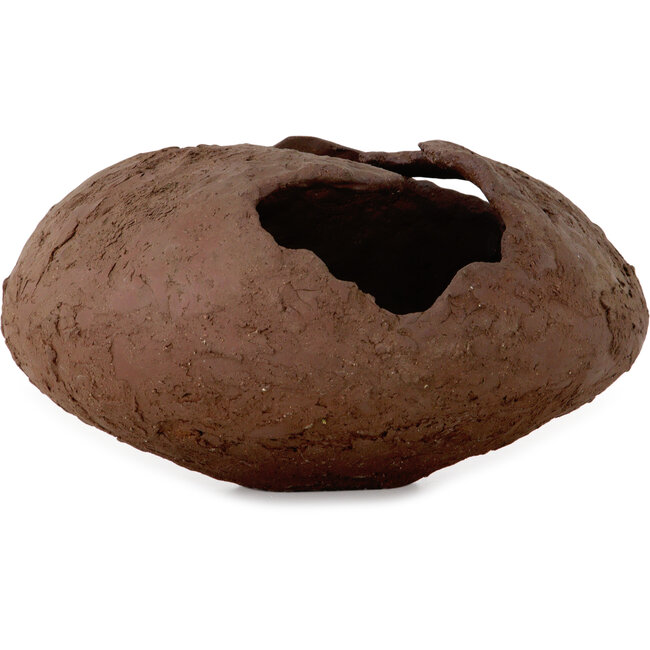 Runder, unglasierter Bonsai-Topf – 370 x 280 x 195 mm