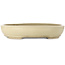 Vaso bonsai ovale beige di Shuhou - 505 x 415 x 95 mm
