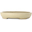 Ovale beige bonsaipot van Shuhou - 505 x 415 x 95 mm