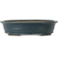 Ovale groene bonsaipot van Seizan (Reihou, Kataoka Katsushi, meester Seizan oven) - 495 x 398 x 120 mm