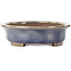 Vaso bonsai ovale blu di Kakuzan - 474 x 375 x 108 mm