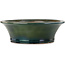 Ronde groene bonsaipot van Yamaaki Toshio (derde generatie) - 542 x 542 x 177 mm