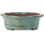 Pot ovale vert pour bonsaï de Kakuzan - 550 x 407 x 138 mm