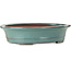 Vaso bonsai ovale verde di Kakuzan - 550 x 407 x 138 mm