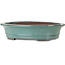 Vaso bonsai ovale verde di Kakuzan - 550 x 407 x 138 mm