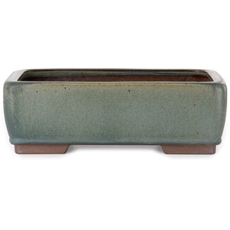 314 mm rectangular green pot from Japan