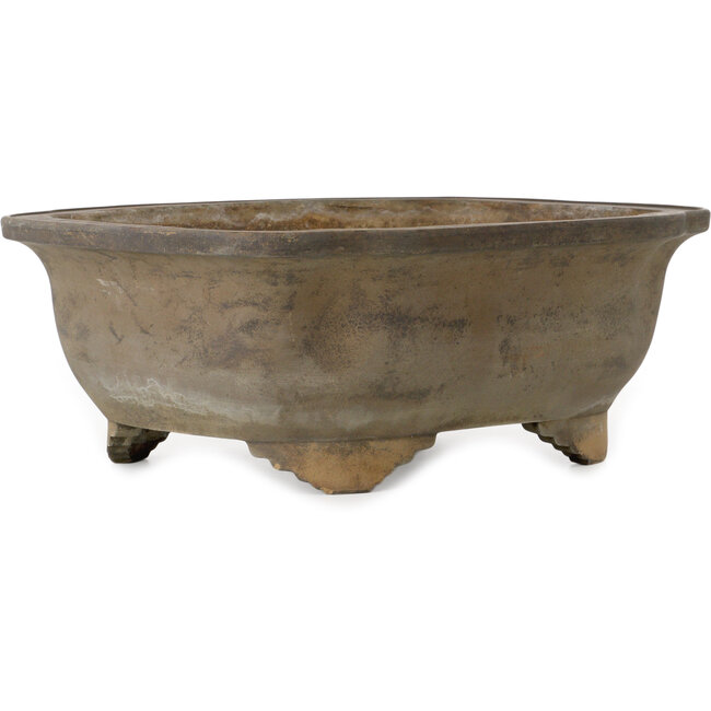 Pot à bonsaï Mokko non émaillé par Izumiya (Zenigo) - 520 x 425 x 190 mm