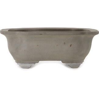  Yamaaki 505 mm mokko unglazed bonsai pot by Yamaaki Toshio (third generation), Tokoname, Japan