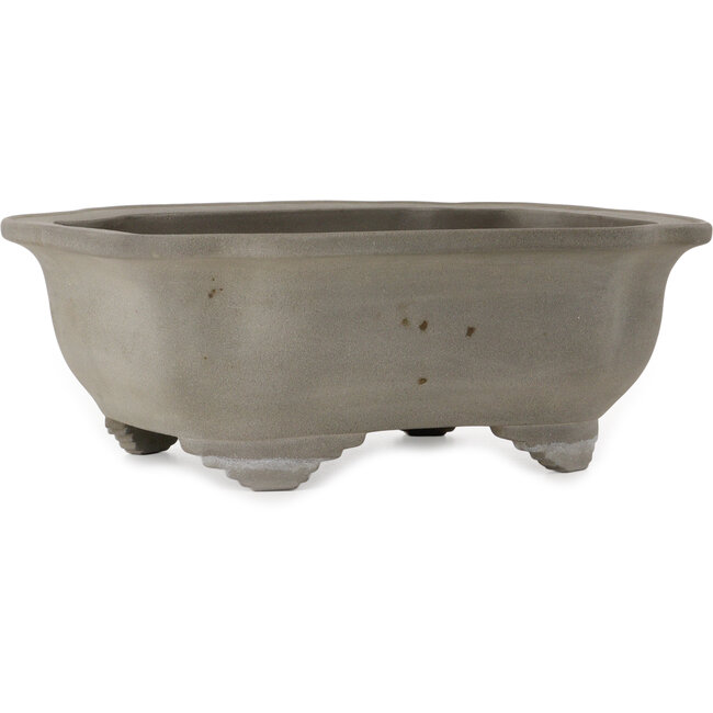 Vaso bonsai Mokko non smaltato di Yamaaki Toshio (terza generazione) - 505 x 400 x 150 mm