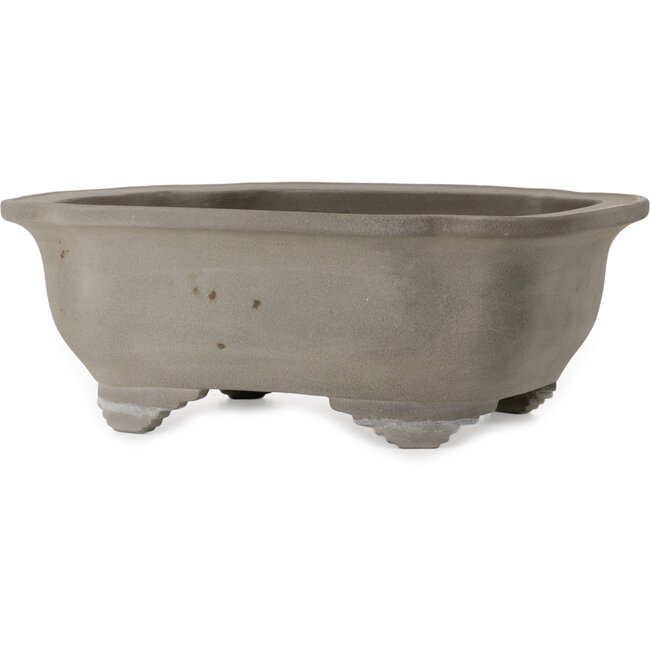 Mokko unglazed bonsai pot by Yamaaki Toshio (third generation) - 505 x 400 x 150 mm
