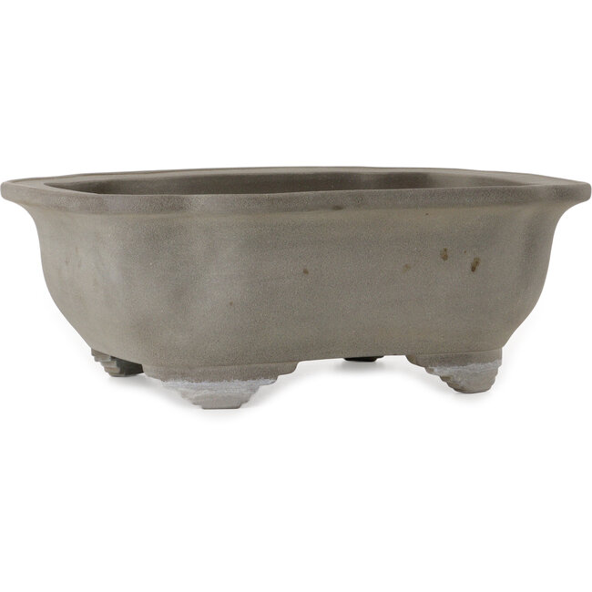 Mokko unglazed bonsai pot by Yamaaki Toshio (third generation) - 505 x 400 x 150 mm