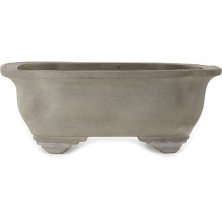  Yamaaki Vaso bonsai mokko non smaltato da 297 mm di Yamaaki Toshio (terza generazione), Tokoname, Giappone