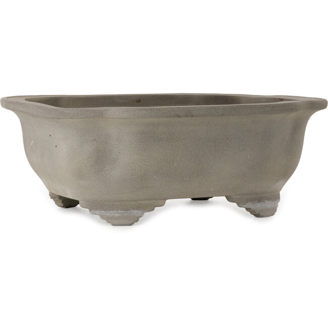 Mokko unglazed bonsai pot by Yamaaki Toshio (third generation) - 297 x 412 x 160 mm