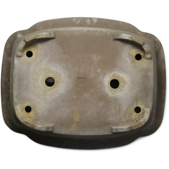 Unglasierte Bonsaischale „Mokko“ von Gyouzan – 562 x 453 x 180 mm