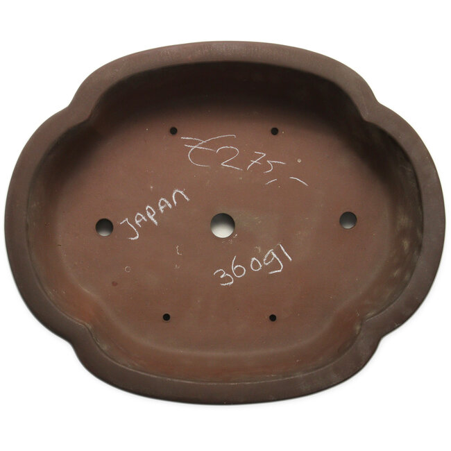 Mokko ongeglazuurde bonsaipot - 495 x 413 x 148 mm