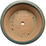 Maceta redonda verde para bonsái de Yamaaki Toshio (tercera generación) - 542 x 542 x 177 mm