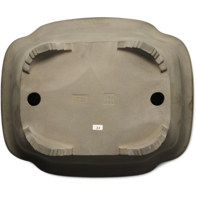 Pot à bonsaï Mokko non émaillé de Yamaaki Toshio (troisième génération) - 297 x 412 x 160 mm