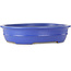 Maceta ovalada para bonsái azul de Seizan (Reihou, Kataoka Katsushi, maestro del horno Seizan) - 462 x 355 x 108 mm