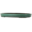 Oval green bonsai pot by Koyou - 640 x 425 x 70 mm