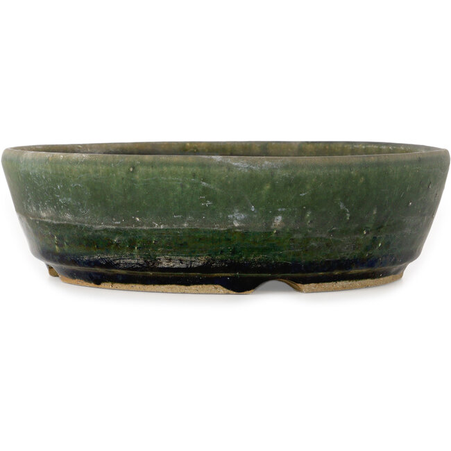 Ronde groene bonsaipot - 210 x 210 x 60 mm