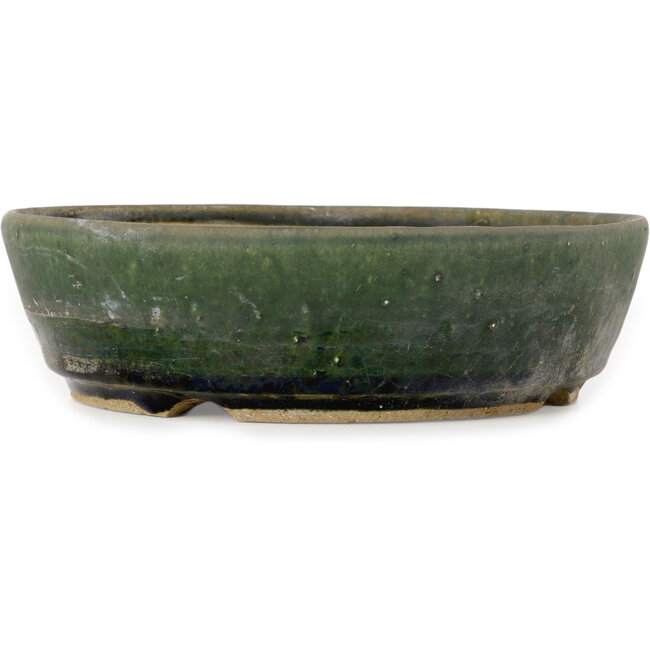 Ronde groene bonsaipot - 210 x 210 x 60 mm