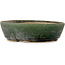Pot rond vert pour bonsaï - 210 x 210 x 60 mm