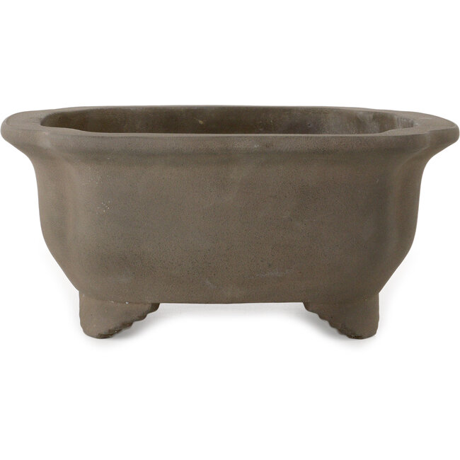 Mokko unglazed bonsai pot by Yamaaki Toshio (third generation) - 495 x 395 x 180 mm