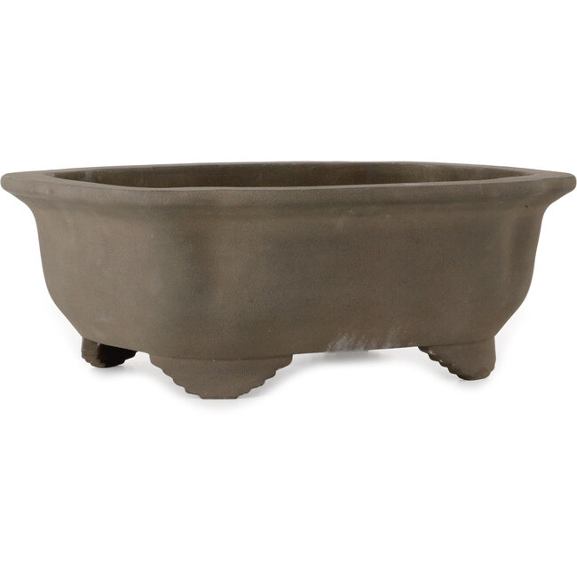 Mokko unglazed bonsai pot by Yamaaki Toshio (third generation) - 495 x 395 x 180 mm