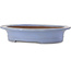 Ovale blauwe bonsaipot van Kakuzan - 560 x 472 x 100 mm