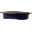 Maceta ovalada azul para bonsái de Kakuzan - 555 x 465 x 110 mm