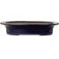 Oval blue bonsai pot by Kakuzan - 555 x 465 x 110 mm