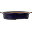 Vaso bonsai ovale blu di Kakuzan - 555 x 465 x 110 mm