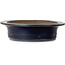 Maceta ovalada azul para bonsái de Kakuzan - 615 x 505 x 125 mm