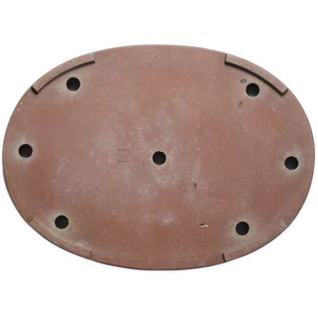 Pot ovale vert pour bonsaï de Kakuzan - 563 x 405 x 58 mm