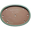 Pot ovale vert pour bonsaï de Kakuzan - 563 x 405 x 58 mm